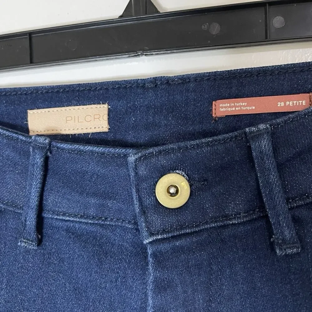 NWT Pilcro & the letterpress anthropologie skipper high waist wide leg jeans 28P